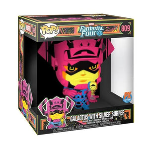 
                
                    Load image into Gallery viewer, Galactus &amp;amp; Silver Surfer 10 inch (Black Light) #809
                
            