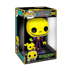 The Nightmare Before Christmas: Jack with Zero Blacklight 10-Inch Pop! # 809