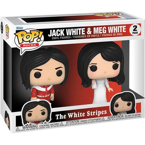 
                
                    Load image into Gallery viewer, The White Stripes Jack White and Meg White Pop! 2-Pack
                
            